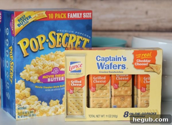 DIY Snack Bar for Movie Night #Pop4Captain #PMedia #ad