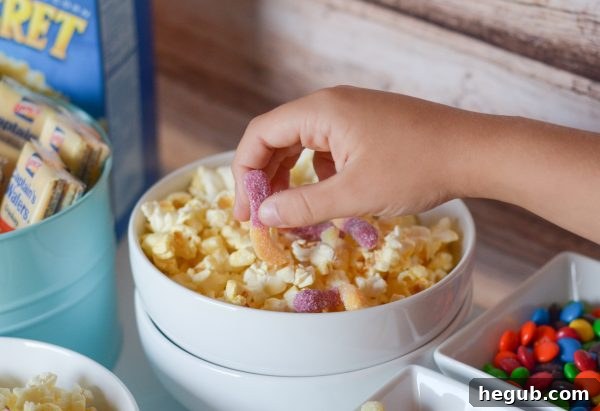 DIY Snack Bar for Movie Night #Pop4Captain #PMedia #ad