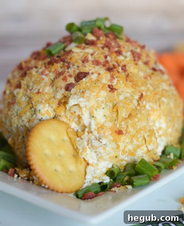 Delicious Bacon Cheddar Cheese Ball, perfect for game day or any gathering. Find budget-friendly ingredients at Save-A-Lot.