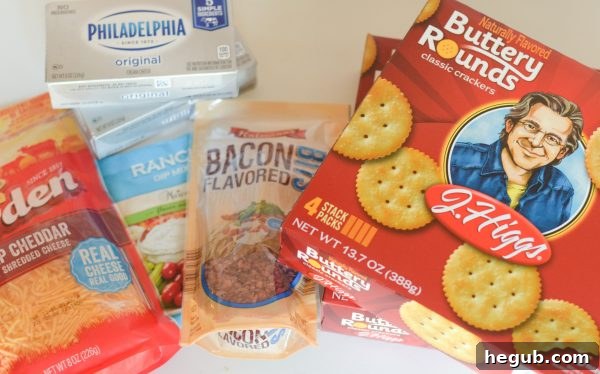 The best Bacon Cheddar Cheese Ball with budget ingredients from Save-A-Lot. Perfect for easy entertaining.