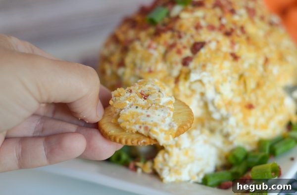 Budget-friendly party food. Save money on ingredients for this Bacon Cheddar Cheese Ball at Save-A-Lot.