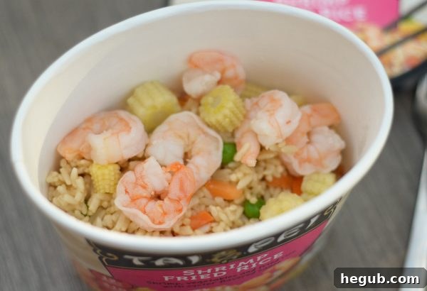 Tai Pei Shrimp Fried Rice offers quick, high-quality ingredients for a satisfying meal on the go, ideal for busy weeknights.