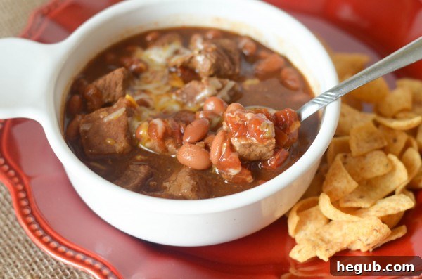 Comforting Chili Beef Stew, a perfect hearty meal for your weekly menu plan