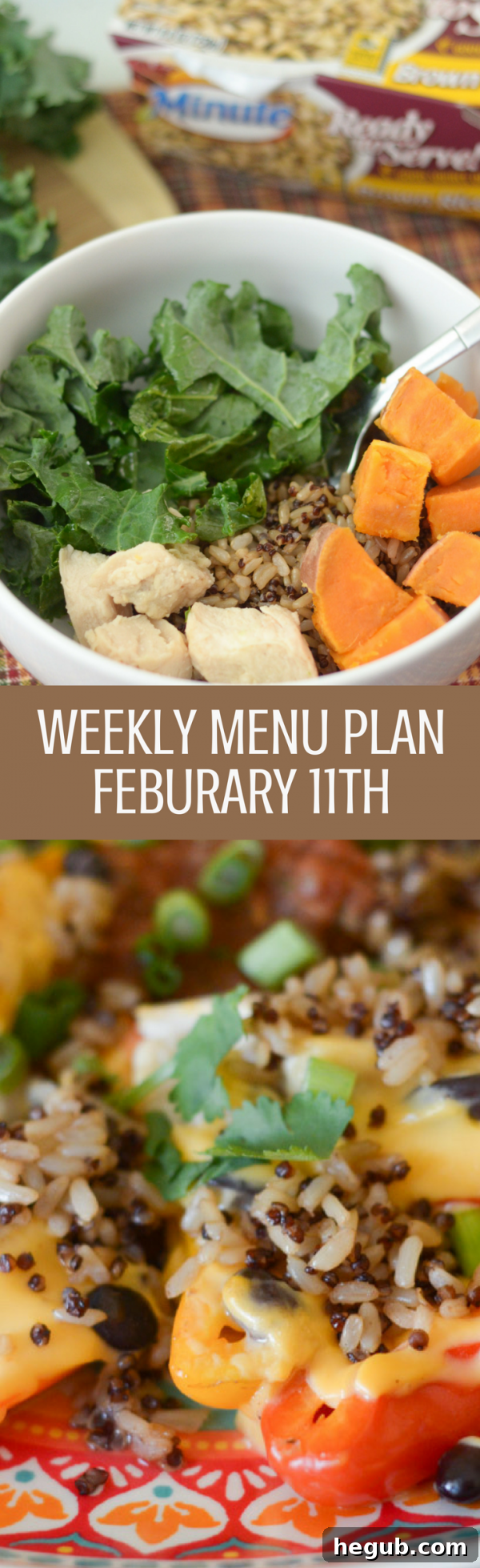 Weekly Menu Plan - Easy Family Dinners - Pin for Later