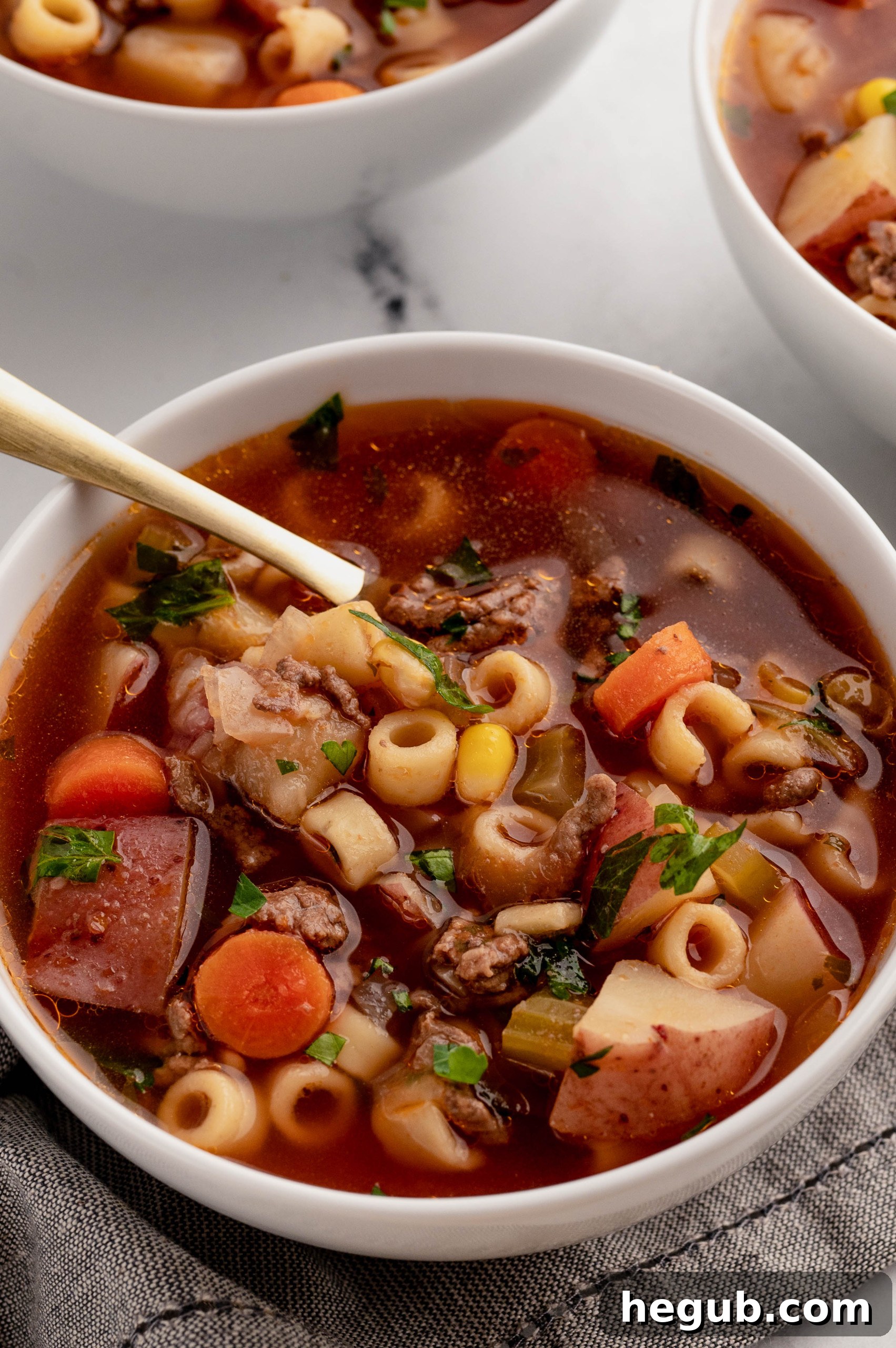 Gluten-Free Instant Pot Beef and Vegetable Soup