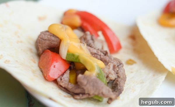 Delicious Air Fryer Steak Fajitas for a quick weeknight meal, featured in this weekly menu plan.