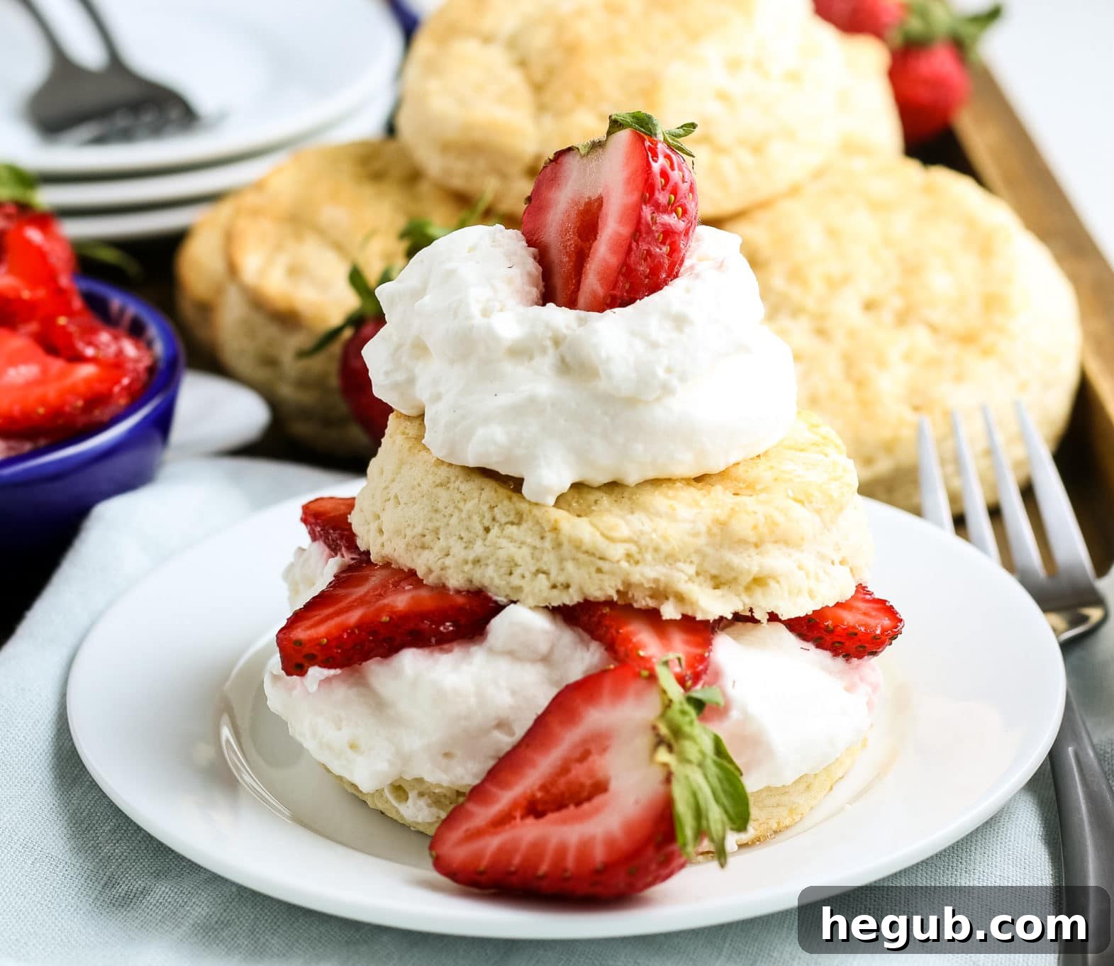 Gluten-Free Strawberry Shortcake, a classic summer dessert with fresh berries