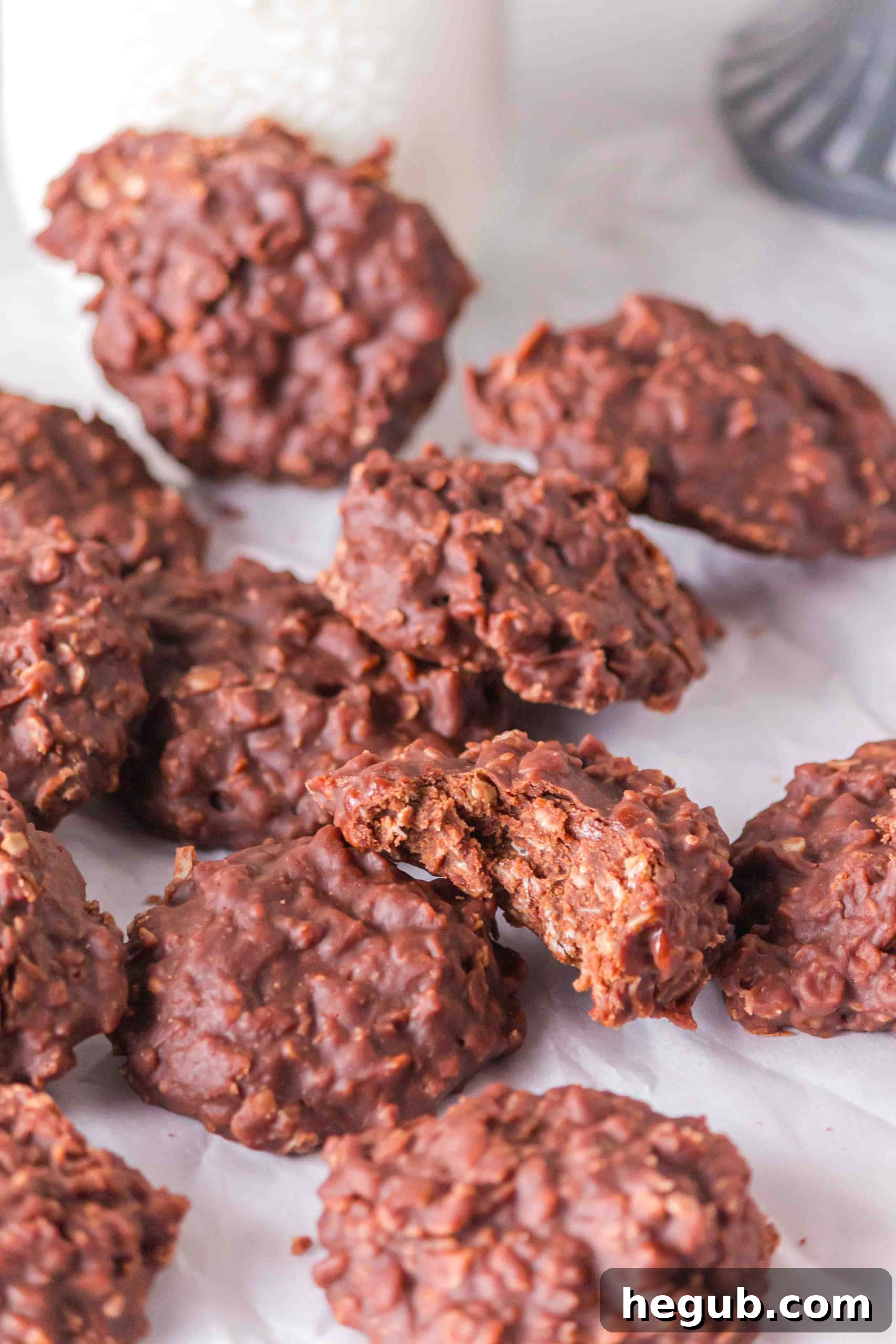 Quick Peanut Butter Oatmeal No-Bake Cookies, great for summer with kids