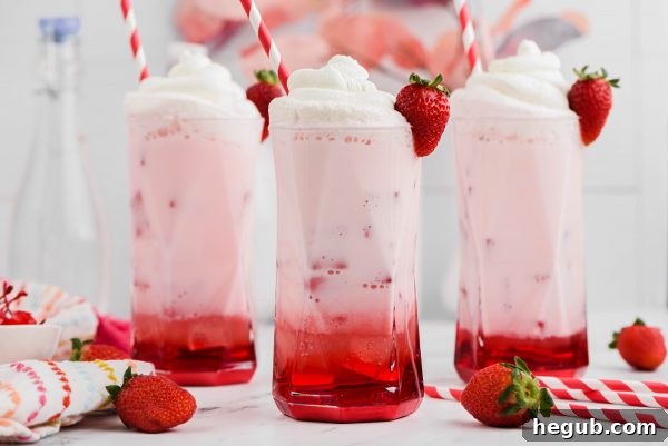 Refreshing Italian Cream Sodas, ideal for cooling down in summer