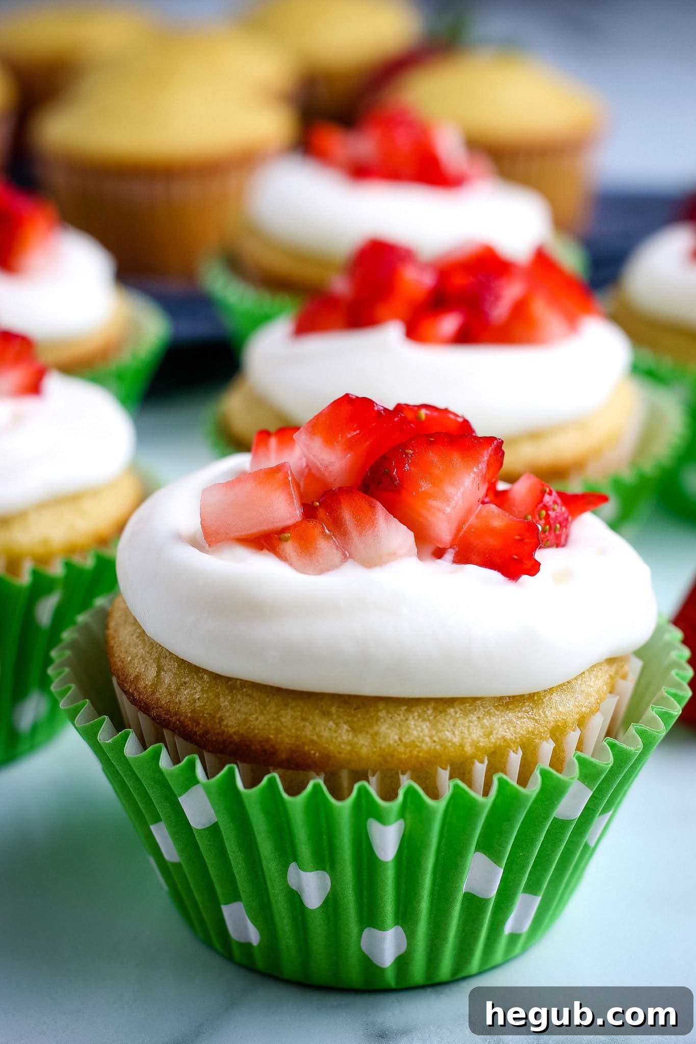 Gluten-Free Strawberry Shortcake Cupcakes, a delicious summer option