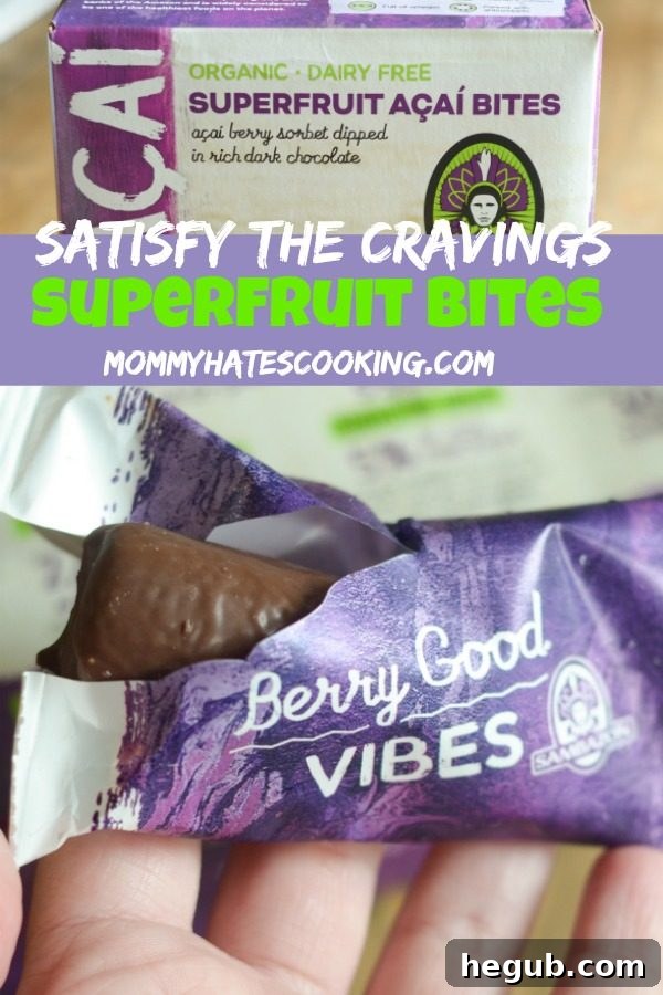 Sambazon Superfruit Bites: The Perfect Healthy Chocolate Treat