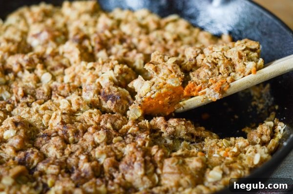 Gluten Free Baked Pumpkin Crisp