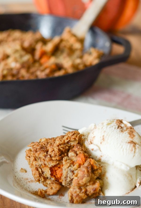 Baked Pumpkin Crisp