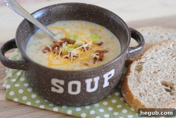 Loaded Mashed Potato Soup