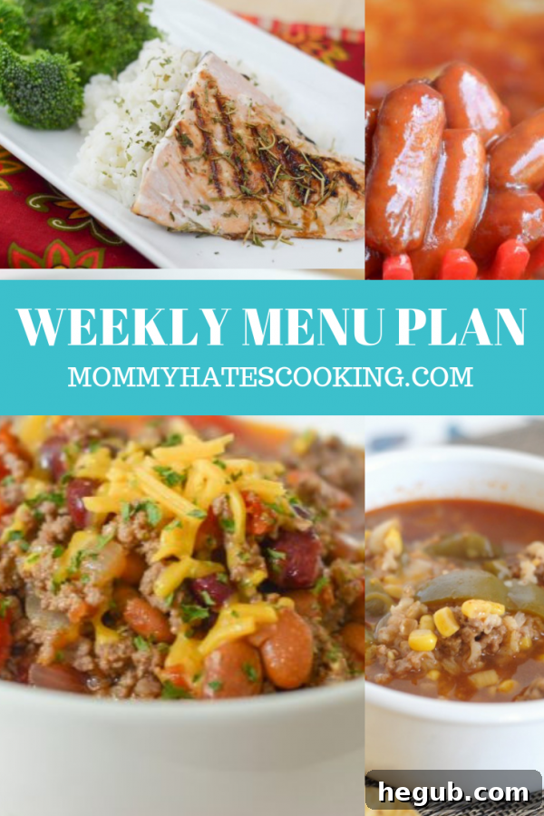 December 23rd Weekly Meal Plan 5 Weekly Menu Plan for a stress-free holiday season