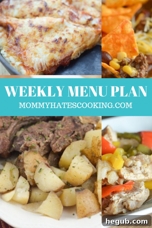 January 27th: Your Weekly Menu Inspiration 6 menu plan recipes