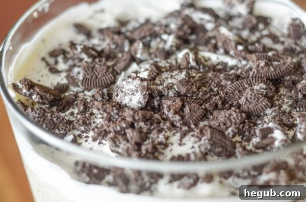Monthly Menu: March Edition 4 Delicious gluten-free cookies and cream fluff dessert, a light and creamy treat.