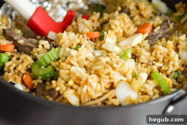 Air Fryer Beef Fried Rice
