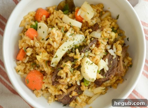 Air Fryer Beef Fried Rice