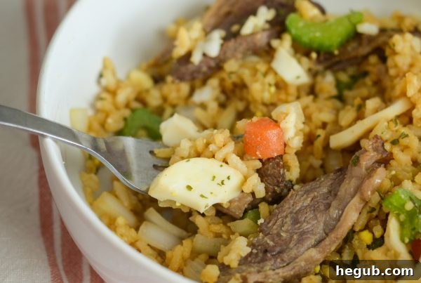 Air Fryer Beef Fried Rice