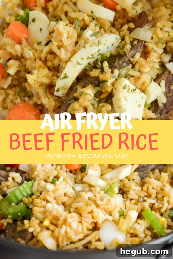 Air Fryer Beef Fried Rice
