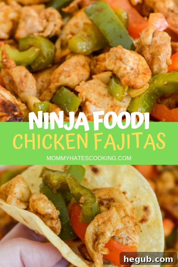 Air Fryer Chicken Fajitas served in a vibrant, appealing presentation, ready to be enjoyed