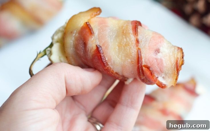 Bacon Wrapped Stuffed Peppers