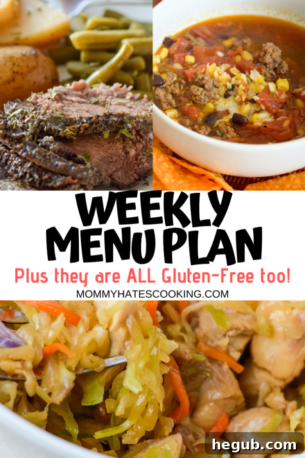 Weekly Menu Plan for stress-free meal prep