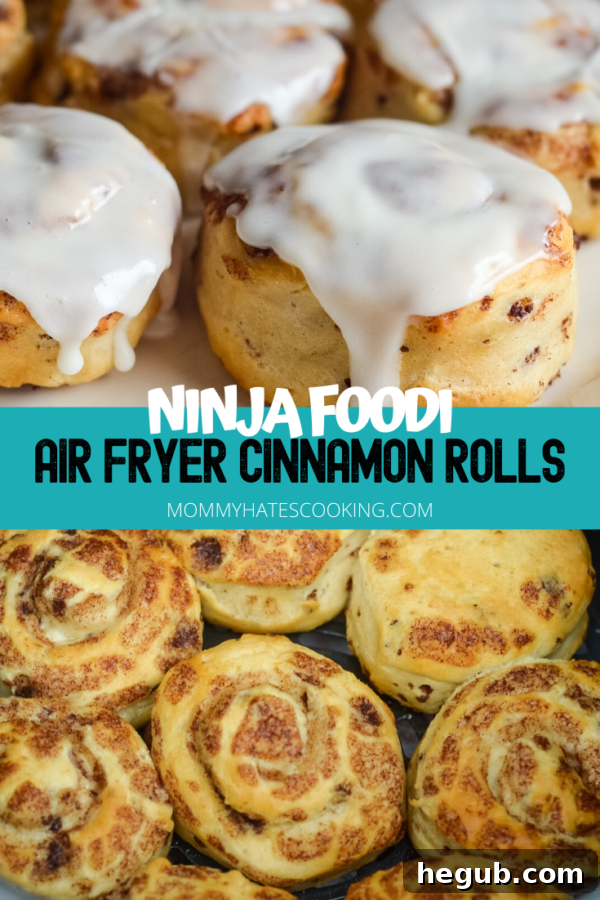 Ninja Foodi Pillsbury Cinnamon Rolls