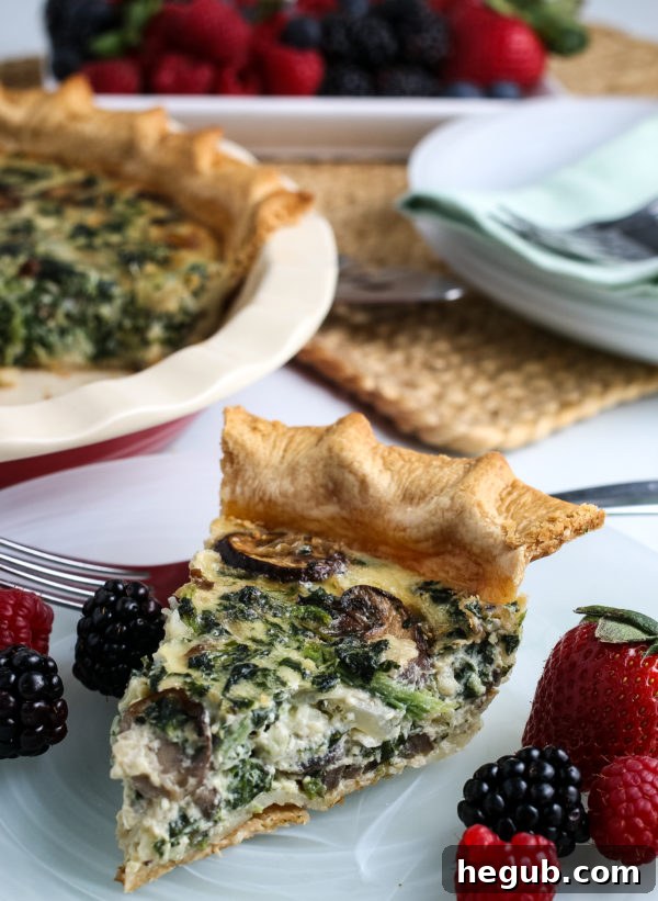 Easy Spinach Quiche (Gluten-Free Optional)