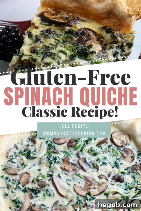 gluten free spinach quiche recipe