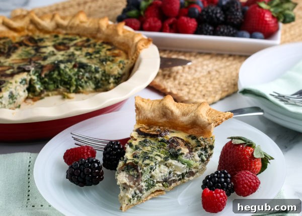 Easy Spinach Quiche (Gluten-Free Optional)