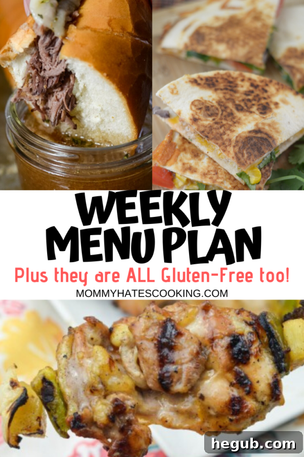 Your May 24th Weekly Meal Guide 4 Colorful weekly meal planner graphic for inspiration and organization