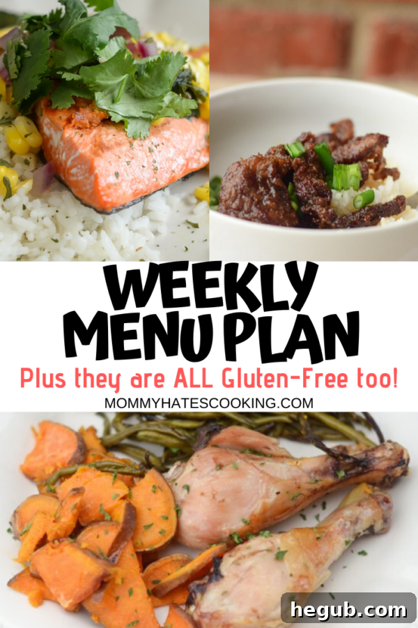 Weekly Menu Plan for August 30th
