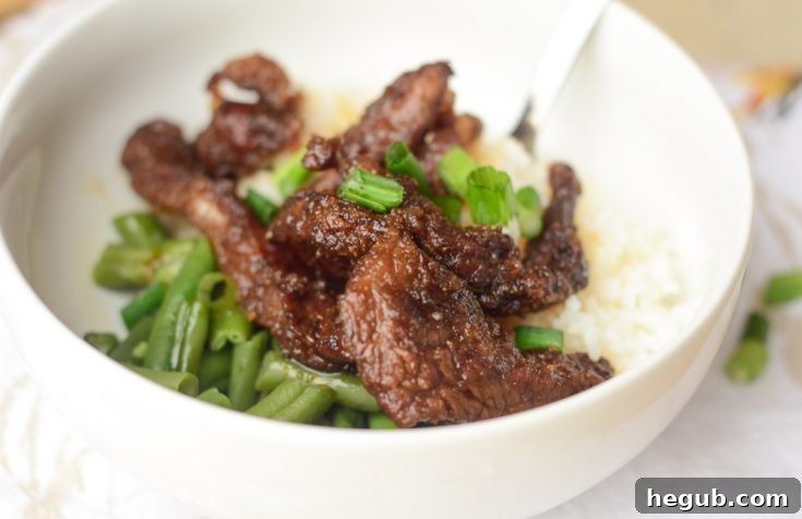 Air Fryer Mongolian Beef