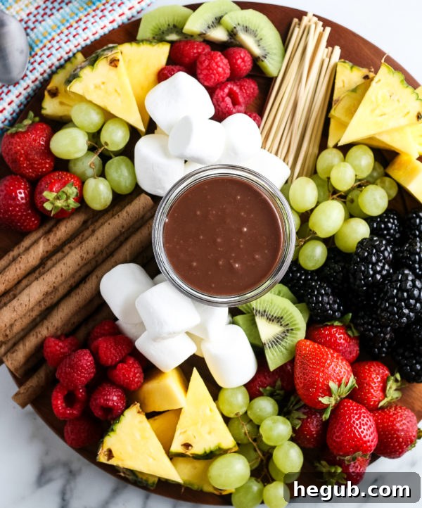 Classic Hot Fudge Sauce on a spoon