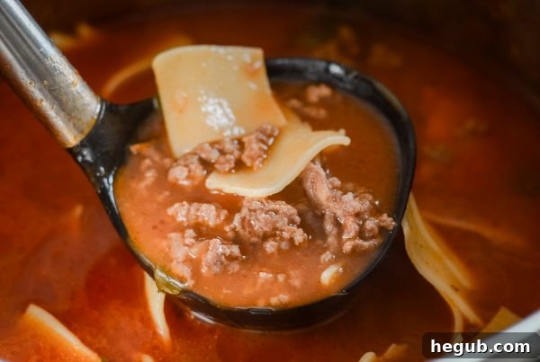Ninja Foodi Lasagna Soup