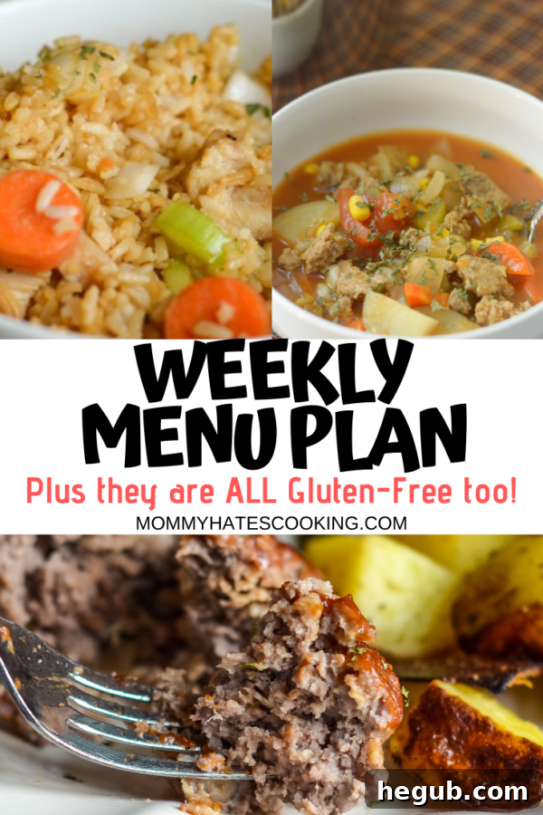 Weekly Menu Plan for October 18th