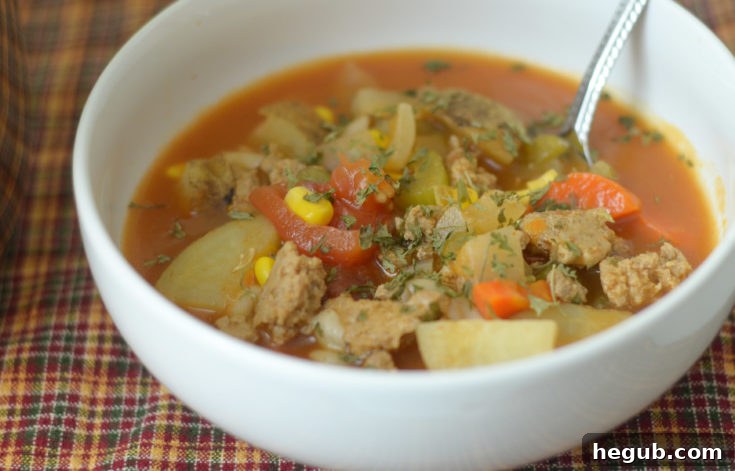 Ninja Foodi Beef Vegetable Soup