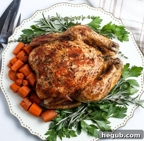 Prepared Crockpot Whole Chicken Ready to Serve
