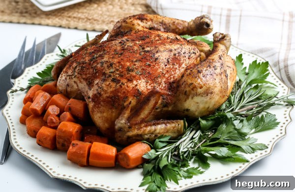 Delicious Crockpot Whole Chicken Ready for Dinner