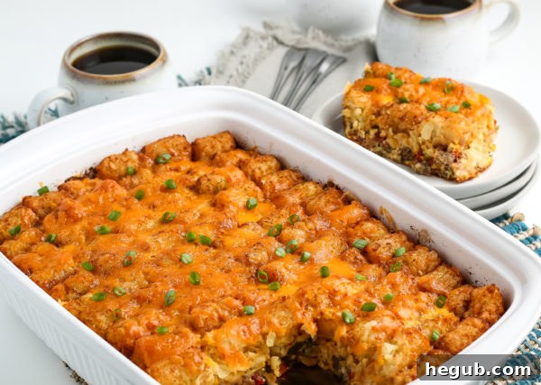 Tater Tot Breakfast Casserole