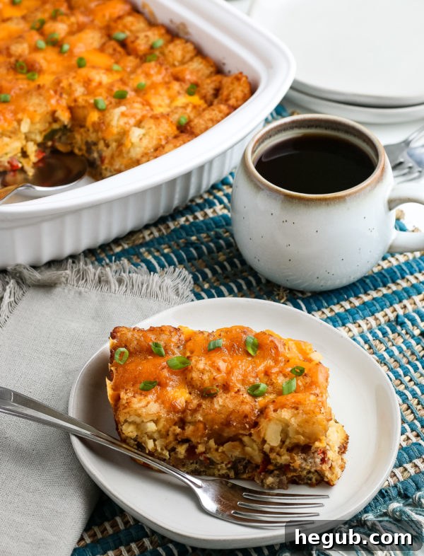 Tater Tot Breakfast Casserole