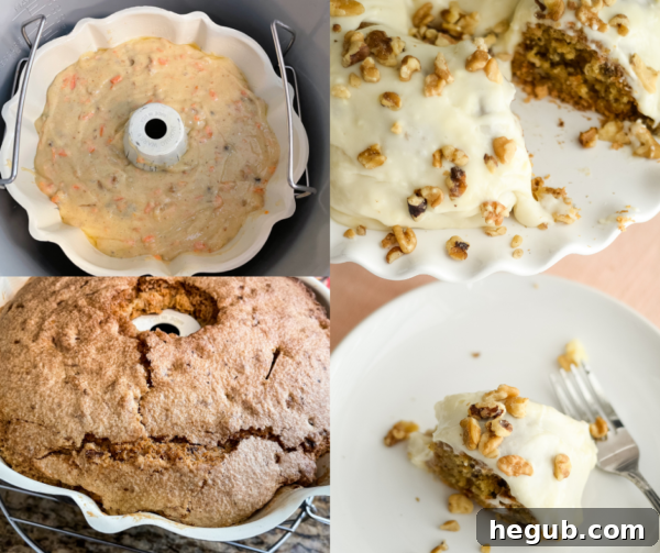 Ninja Foodi Carrot Cake (Gluten-Free)