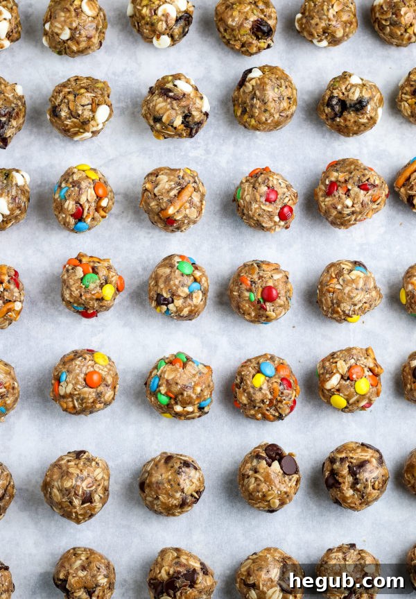 Easy Monthly Meal Plan - Month of August, featuring various energy balls as a side dish