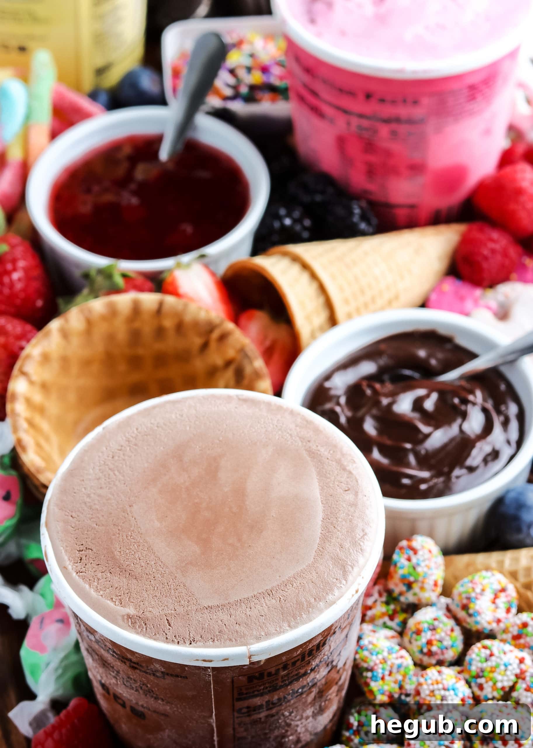 Easy Ice Cream Board (Charcuterie Board)