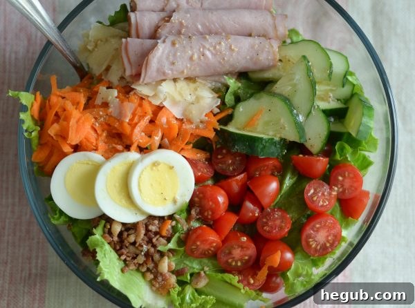 chef salad, a delicious and easy-to-make meal