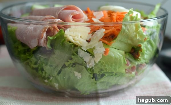 chef salad compared to cobb salad