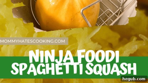 ninja foodi spaghetti squash pin