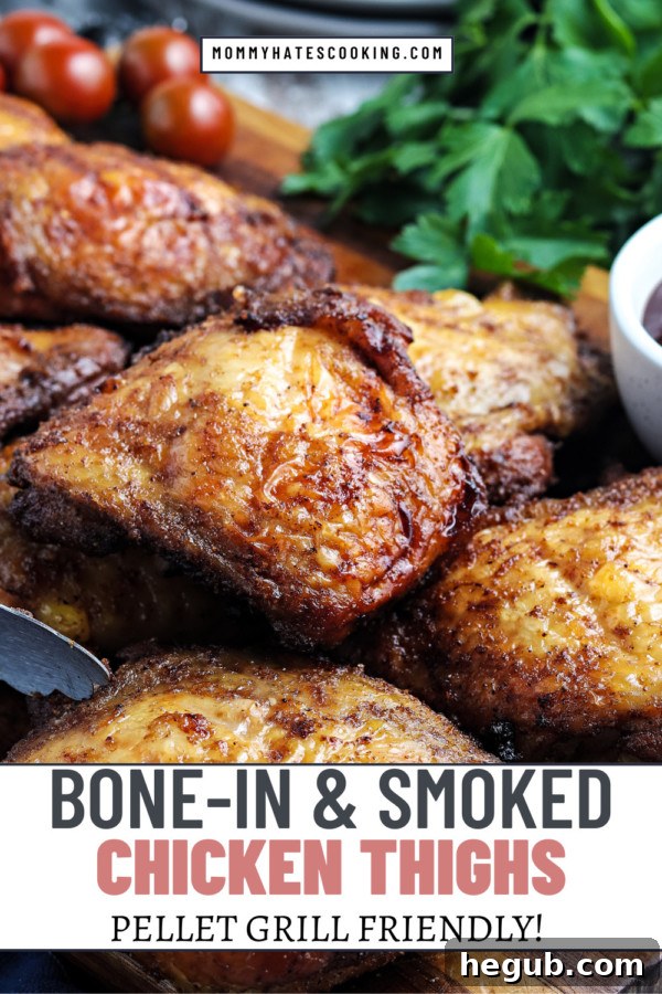 Ultimate Bone-In Pellet Smoked Thighs 10 smoked chicken thighs bone in pellet grill